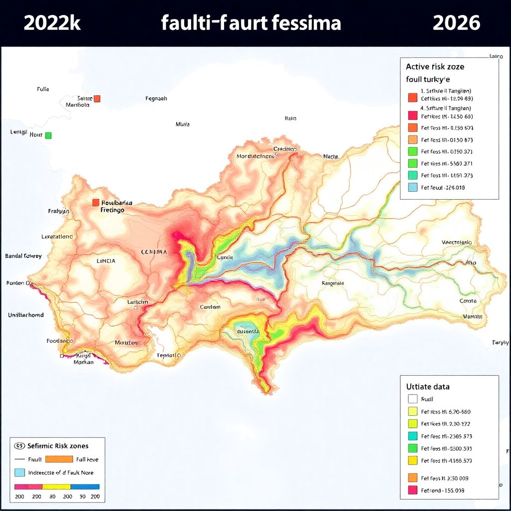 Türkiye active fault line map 2026: updated data, rising risk profile