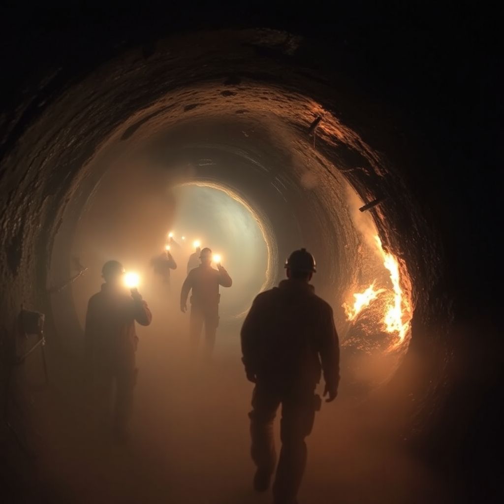 Mine fire still burning after six days as production halts and sealing begins