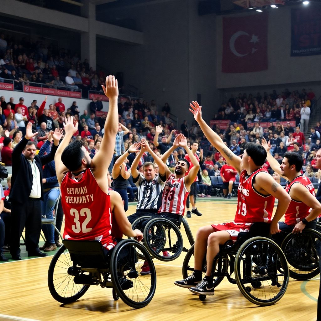 Beşiktaş vs galatasaray wheelchair basketball semi-final derby drama in yalova