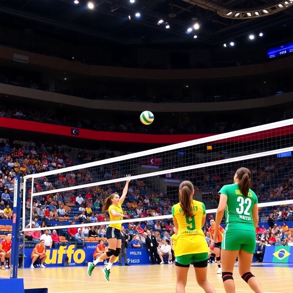 Turkey vs brazil volleyball final today: sultans of the net chase Vnl championship