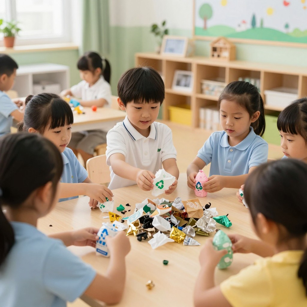 Tekirdağ municipality teaches preschoolers how to sort waste and protect the environment