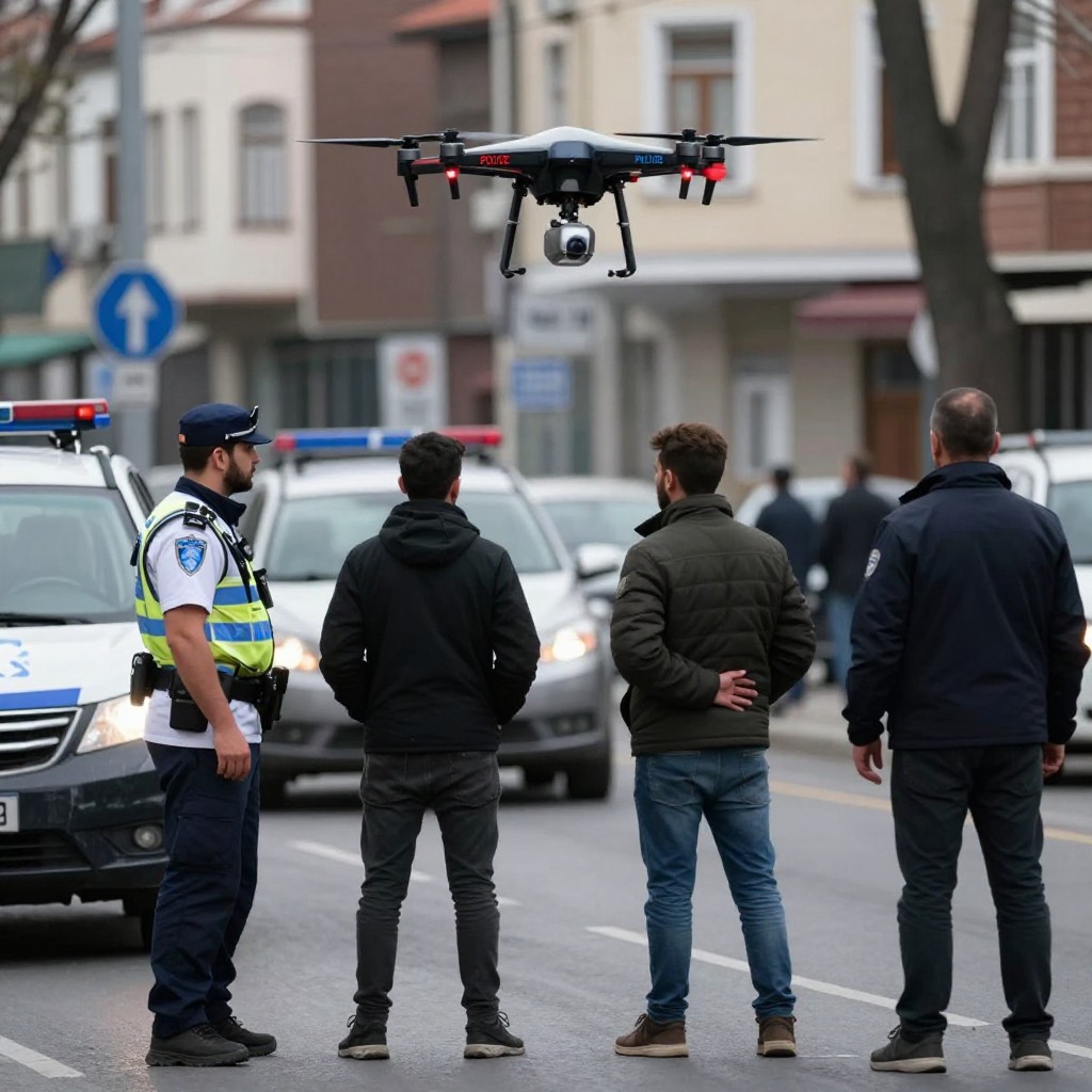 Kağıthane harassment case ends in drone-assisted arrests of two suspects