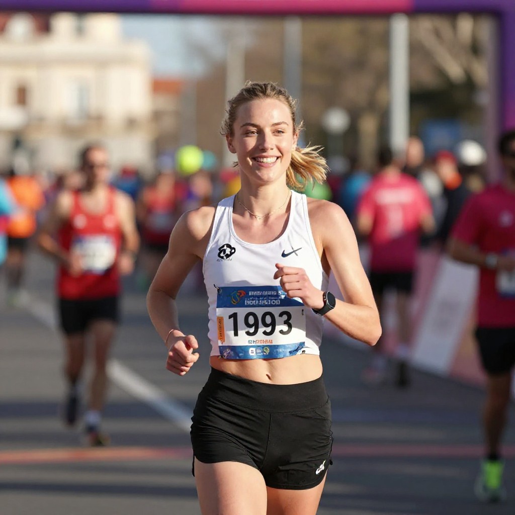 Amber heard completes her first half marathon in madrid in 1 hour and 39 minutes