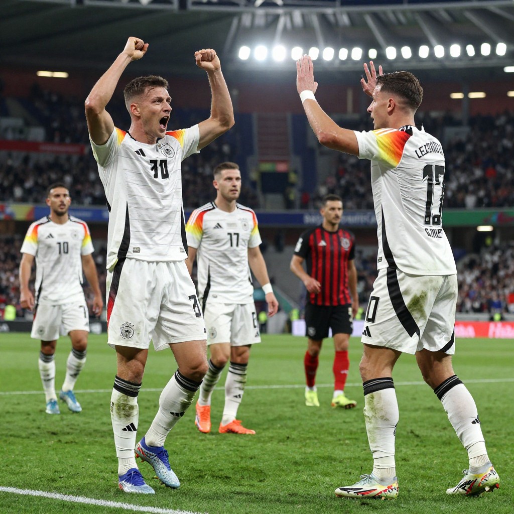 Germany beat serbia 2-0 at home in Uefa nations league third round